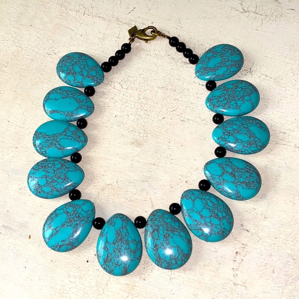 Sequin (Brand) Turquoise Chunky necklace